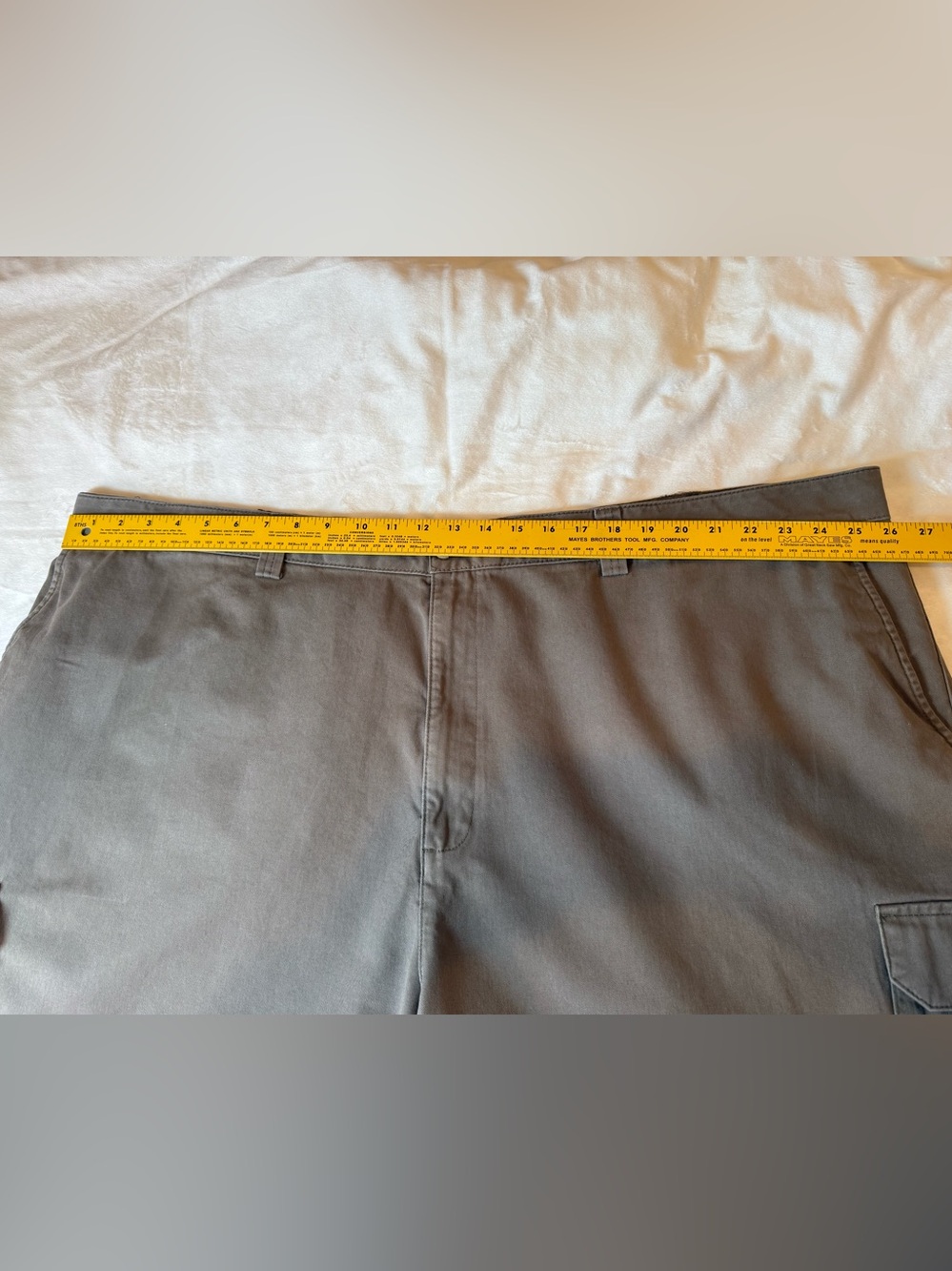 Harbor Bay Men’s Cargo Shorts 52R Olive Utility Hiking Work Casual Big & Tall - Picture 4 of 5